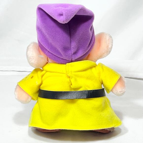 Vintage Disney World Seven Dwarfs Plushie Complete Set of 7 With Tags Snow White - Picture 15 of 15